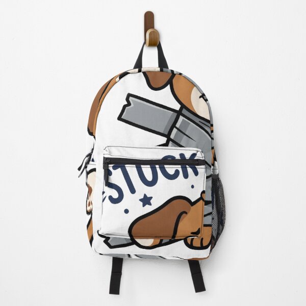 Item preview, Cute Puppy Taped Up Illustration - Stuck In Place Dog Graphic designed and sold by seven things shop.