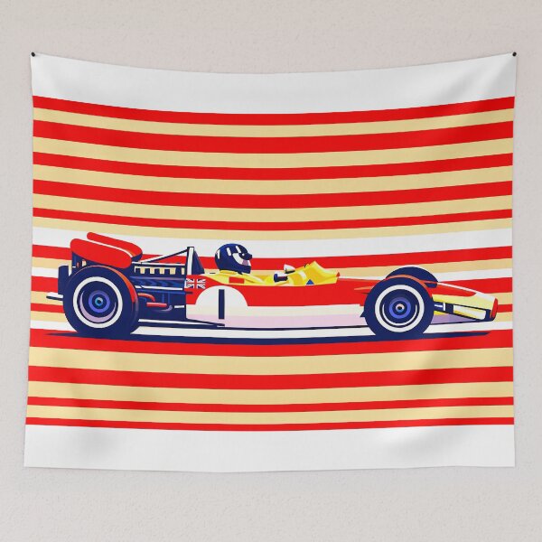 Item preview, #1 Graham Hill 1969 Lotus 49 F1 Car  designed and sold by PitWallArt.