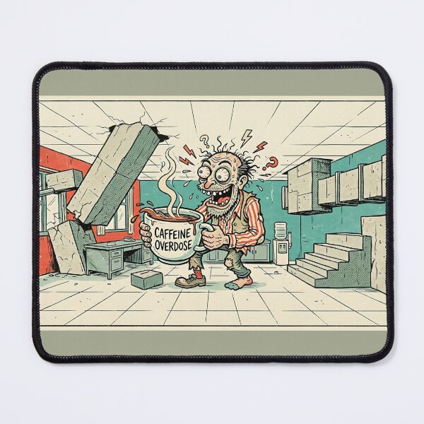 Item preview, Night Shift Survival | Sarcastic Nurse Coffee & Retro Cartoon Aesthetic designed and sold by OVERRIDESTUDIOS.