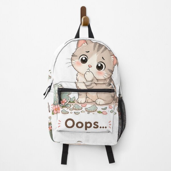 Item preview, Guilty Cat Broke Vase Oops Moment ? designed and sold by Sadia Jannat.