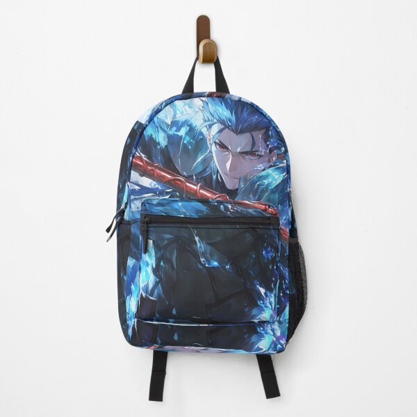 Item preview, Lancer Fate Stay Night Heroic Anime Boy In Cool Blue Energy designed and sold by bystudiolereve.