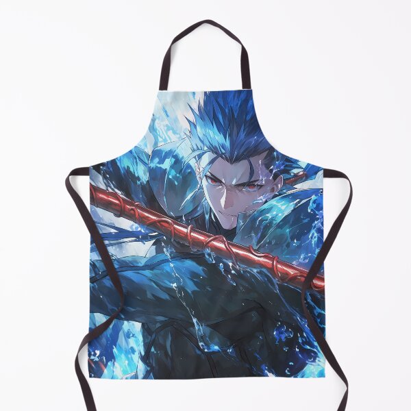 Item preview, Lancer Fate Stay Night Heroic Anime Boy In Cool Blue Energy designed and sold by bystudiolereve.