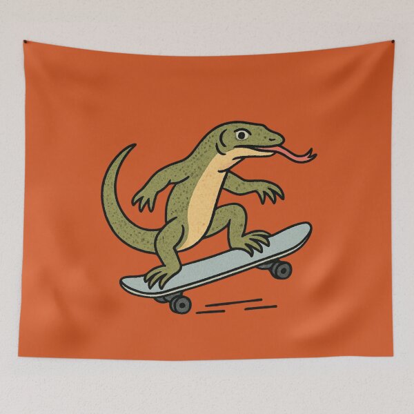 Item preview, Monitor Lizard Skateboard designed and sold by LifeParody.