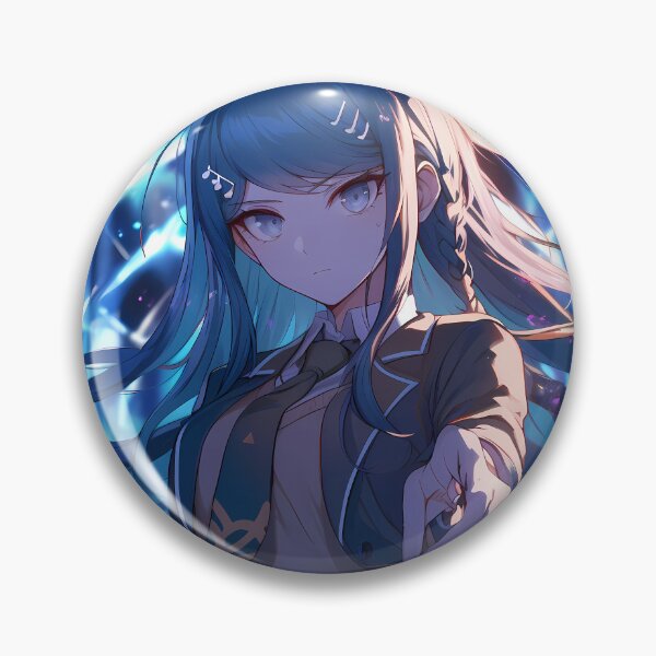 Item preview, Sayaka Maizono Danganronpa Blue Neon Idol Spotlight designed and sold by bystudiolereve.