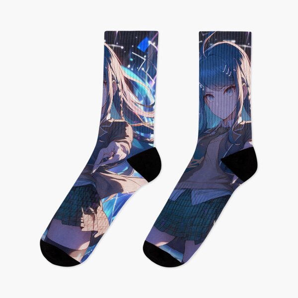 Item preview, Sayaka Maizono Danganronpa Blue Neon Idol Spotlight designed and sold by bystudiolereve.