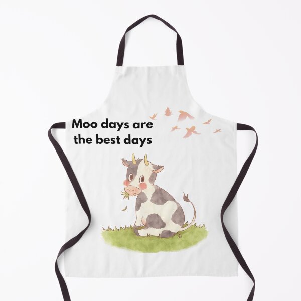 Item preview, Cute Cow - Moo Days are the Best Days designed and sold by PeplumiArt.
