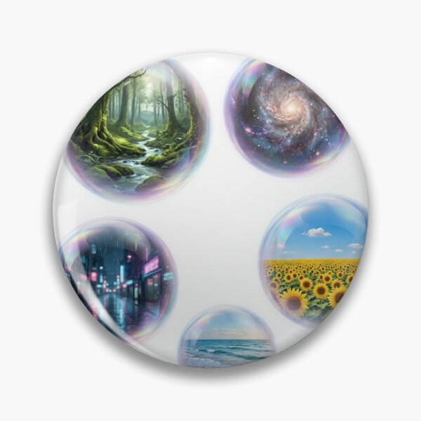 Item preview, Multiverse Soap Bubbles - Mini Worlds Sticker Pack designed and sold by Vivebanlabs.