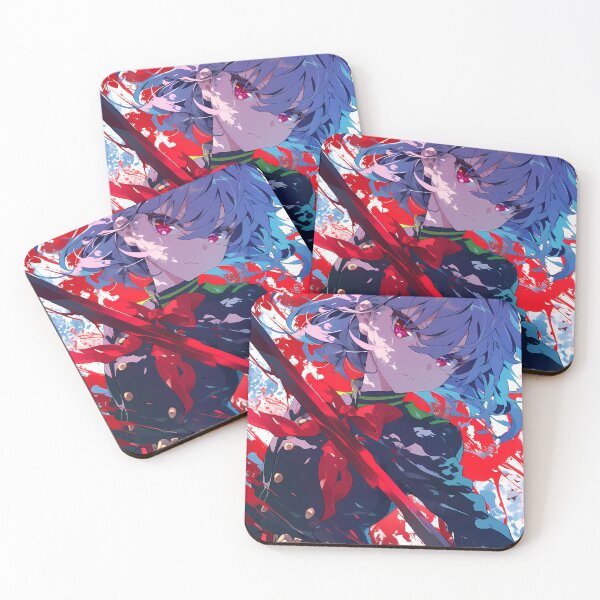 Item preview, Hiiragi Shinoa Seraph Of The End Edgy Red Splash Cool Tones designed and sold by bystudiolereve.