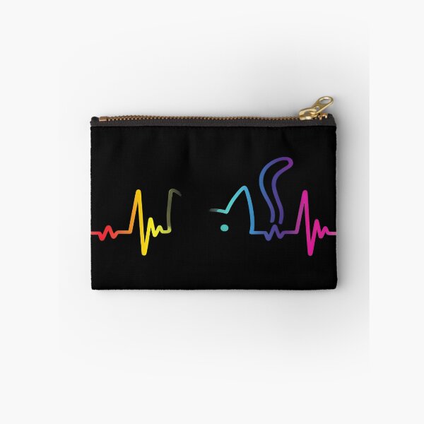 Item preview, Rainbow Cat Heartbeat EKG Line T-Shirt designed and sold by OlyvieArt.