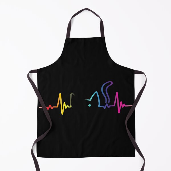 Item preview, Rainbow Cat Heartbeat EKG Line T-Shirt designed and sold by OlyvieArt.