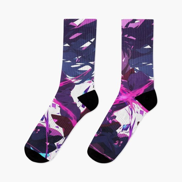 Item preview, Hitagi Senjougahara Bakemonogatari Neon Purple Shards Energy designed and sold by bystudiolereve.