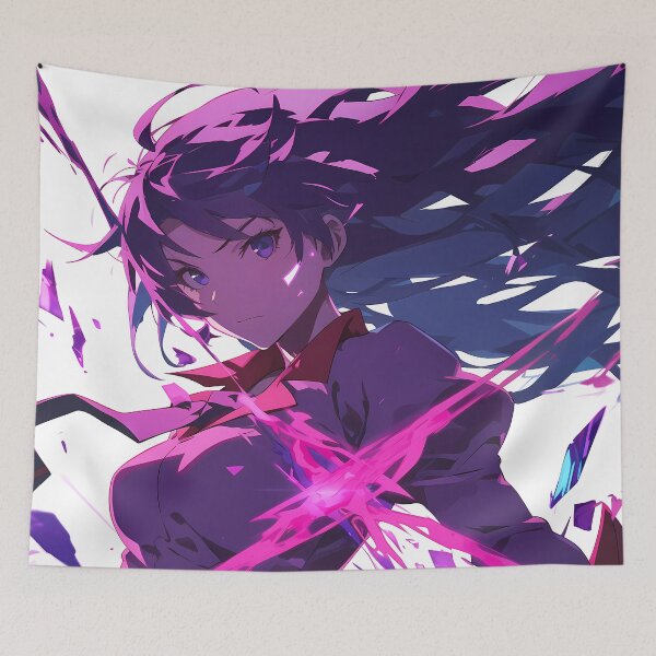 Item preview, Hitagi Senjougahara Bakemonogatari Neon Purple Shards Energy designed and sold by bystudiolereve.