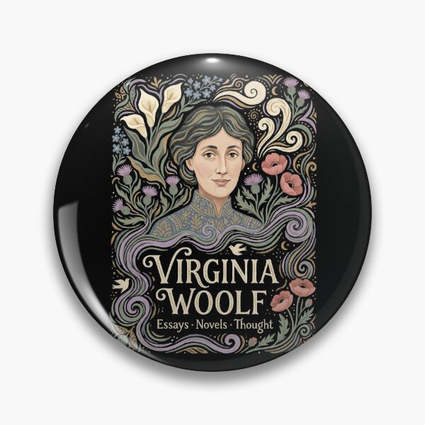 Item preview, Virginia Woolf Botanical Portrait Literature and Thought designed and sold by Abyswit.