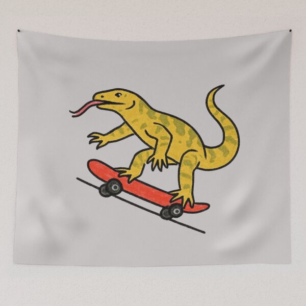 Item preview, Monitor Lizard Skateboard designed and sold by LifeParody.