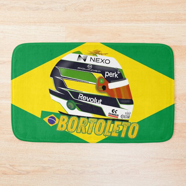 Item preview, Gabriel Bortoleto F1 2026 Helmet Design designed and sold by Pink Polar F1.