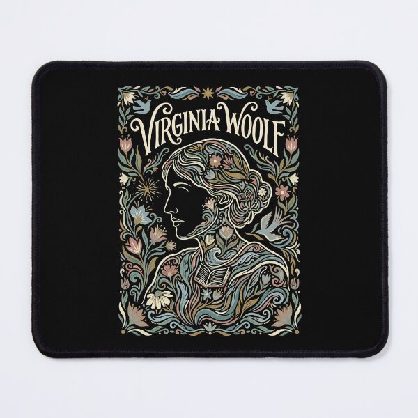 Item preview, Virginia Woolf Literary Profile Artistic Vintage Silhouette designed and sold by Abyswit.