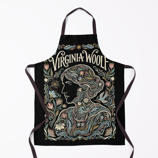 Item preview, Virginia Woolf Literary Profile Artistic Vintage Silhouette designed and sold by Abyswit.