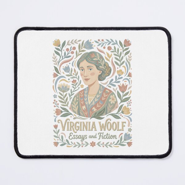 Item preview, Virginia Woolf Essays and Fiction Folk Floral Art designed and sold by Abyswit.