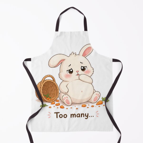 Item preview, Chubby Bunny Ate All Carrots Too Many Moment designed and sold by Sadia Jannat.