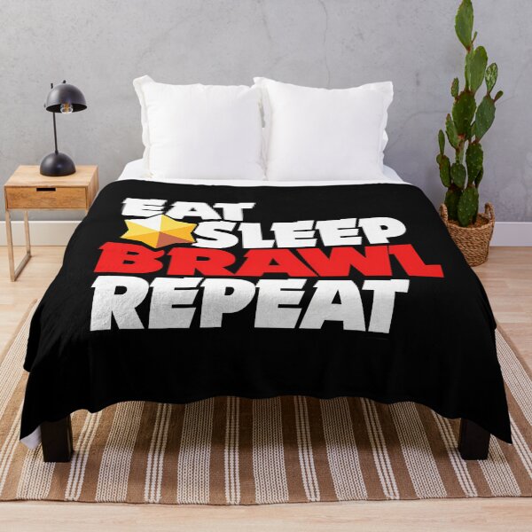 Item preview, Eat Sleeps Brawls Repeats designed and sold by RazaArts12.
