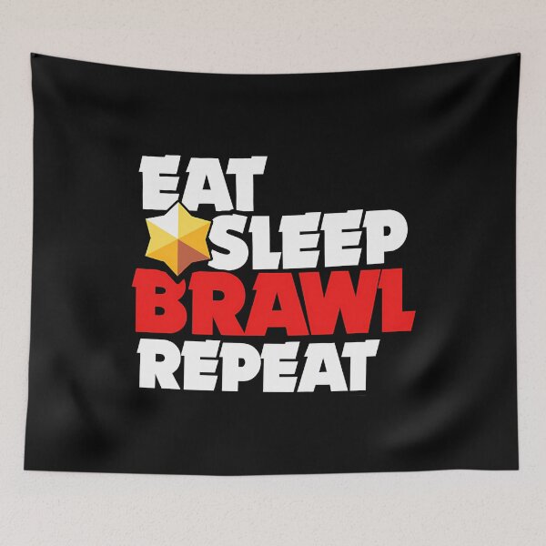 Item preview, Eat Sleeps Brawls Repeats designed and sold by RazaArts12.