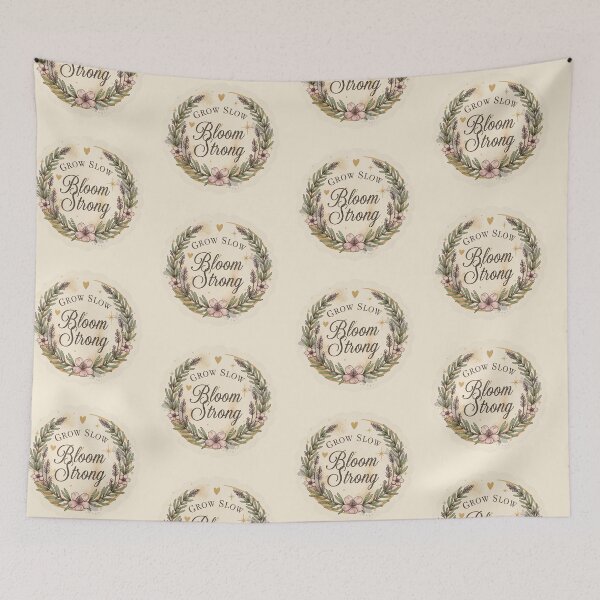 Item preview, Rosemary Love Bloom - Floral Heart Botanical Quote designed and sold by Zayn Studio.