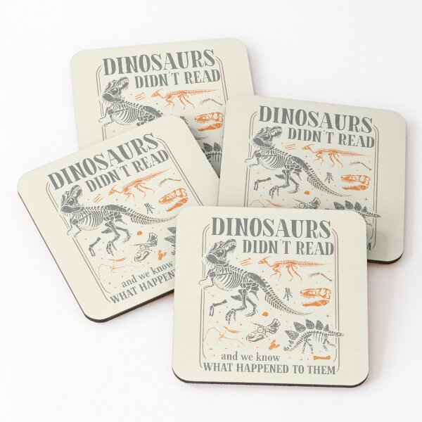 Item preview, Funny Dinosaurs Didn't Read, Book Lover Teacher designed and sold by SanipepaVase.