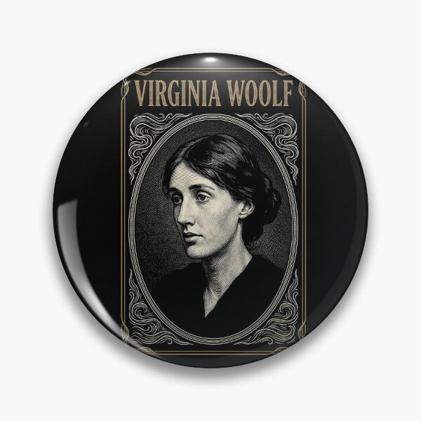 Item preview, Virginia Woolf Portrait Classic Vintage Engraving Style designed and sold by Abyswit.