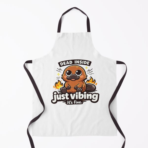 Item preview, Dead Inside But Just Vibing Funny Platypus Meme Shirt T-Shirt designed and sold by DarojadNR.