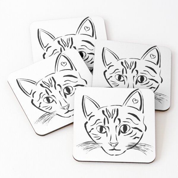 Item preview, Painted Ink Cat Experiment (Black Ink) designed and sold by NilCaelum.