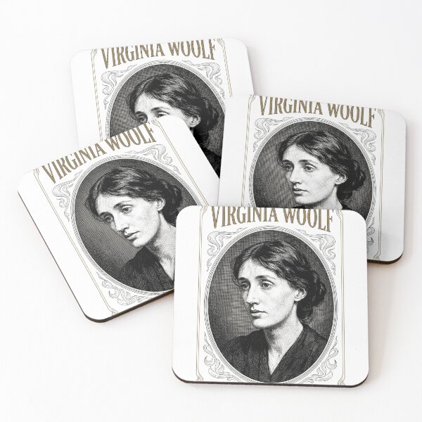 Item preview, Virginia Woolf Classic Portrait Engraving Editorial Illustration designed and sold by Abyswit.