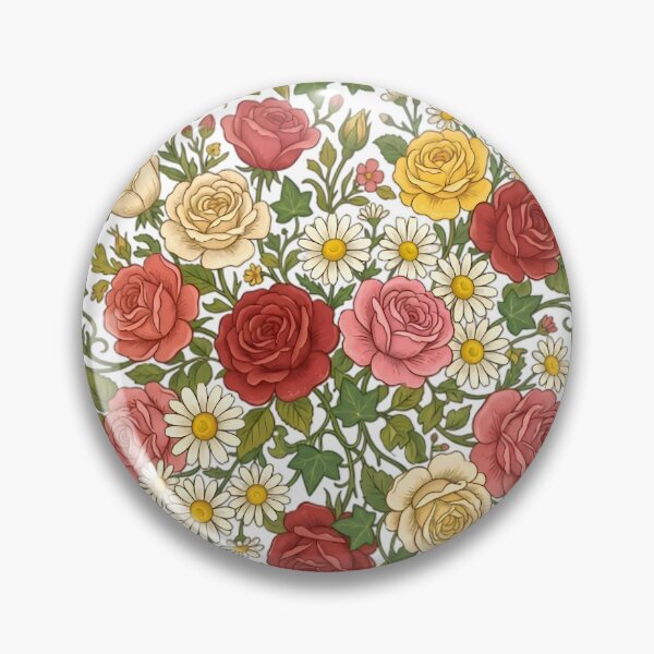 Item preview, Intertwined Rose Tulip and Ivy Floral Art designed and sold by AlanyaArtX.