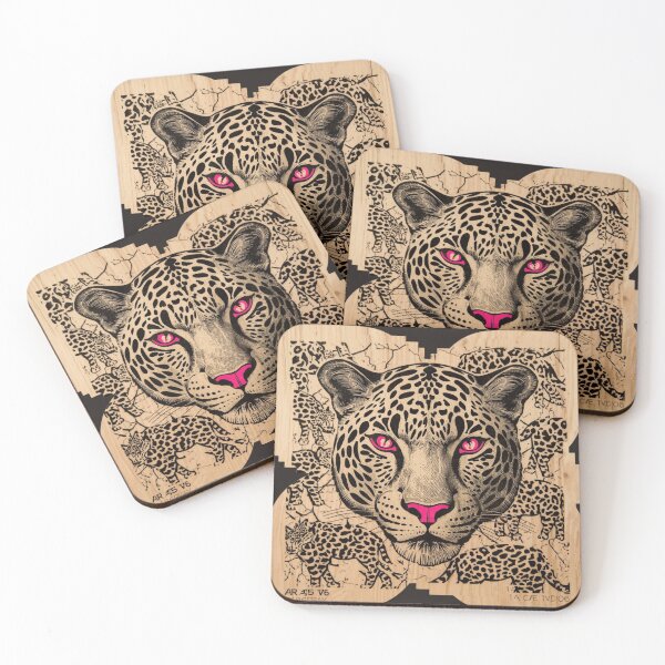 Item preview, Systems Architect Build Unrelenting Power Leopard Cyber Woodcut Wall Art designed and sold by SavannaStrikes.