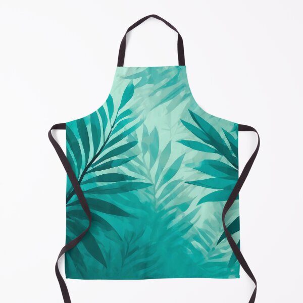 Aperçu de l'œuvre feuilles de palmier turquoise créée et vendue par AnnaHolyph.