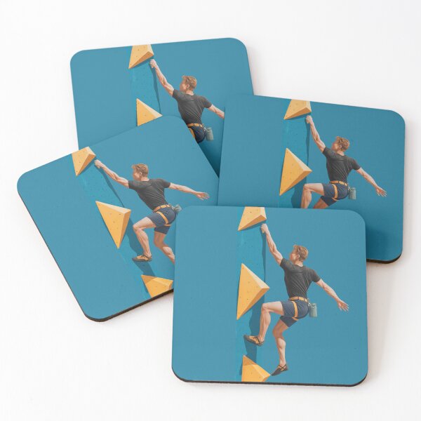 Item preview, Sport climbing - climbers on the bouldering wall - exempt designed and sold by Kimenta Fashion.