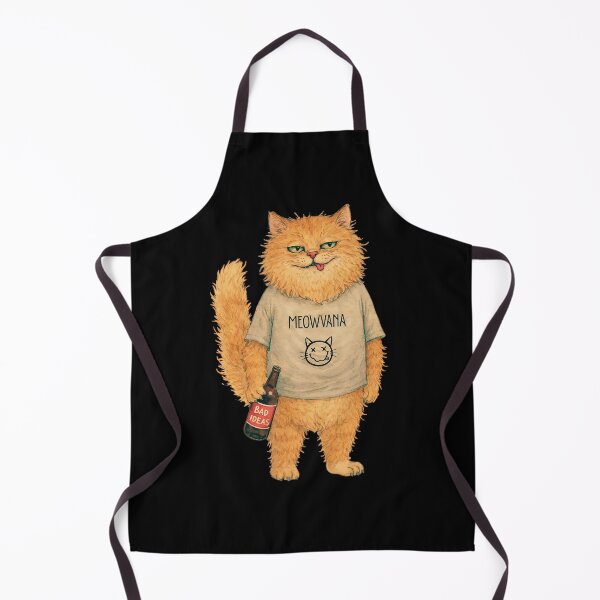 Item preview, Meowvana Cat with Bad Ideas designed and sold by MoonfurStudio.