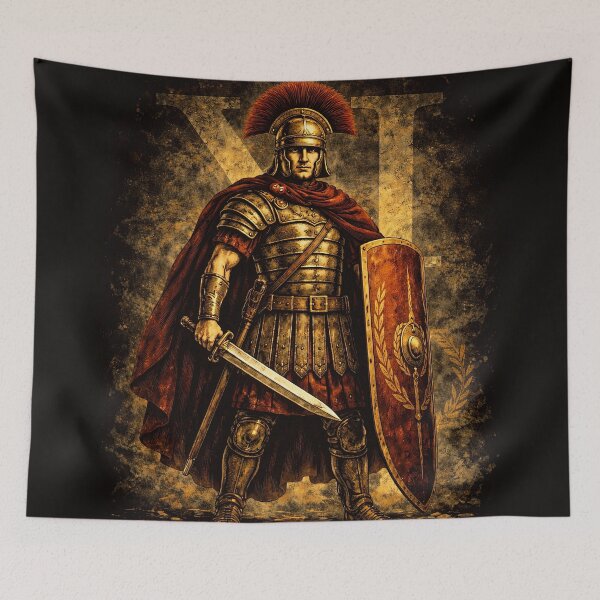 Item preview, Centurion Rome Legion Ancient Warrior Art designed and sold by Retr0Tshirts.