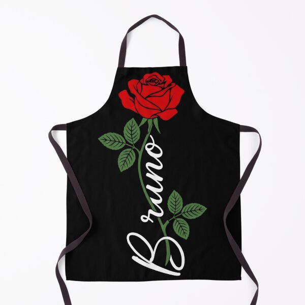 Item preview, Elegant Red Rose with Personalized Bruno Name Script designed and sold by haitrieuic96.