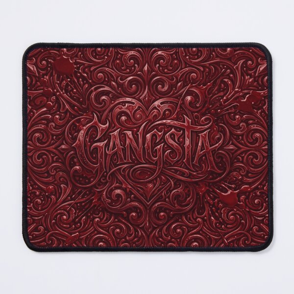 Item preview, Cold-Blooded Gangsta Gothic Minimalist Text designed and sold by MarCinu Art.