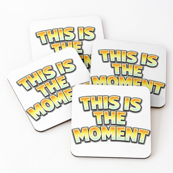 Item preview, THIS IS THE MOMENT – hand drawn childlike typography designed and sold by Mac Sketches.