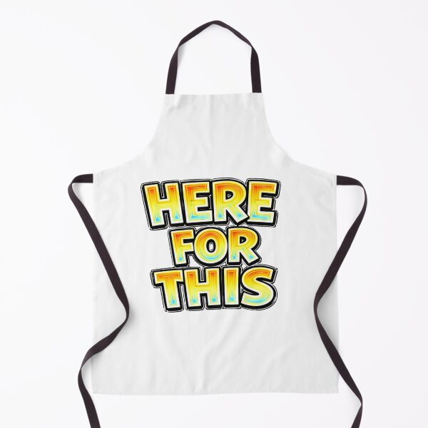 Item preview, HERE FOR THIS – hand drawn childlike typography designed and sold by Mac Sketches.