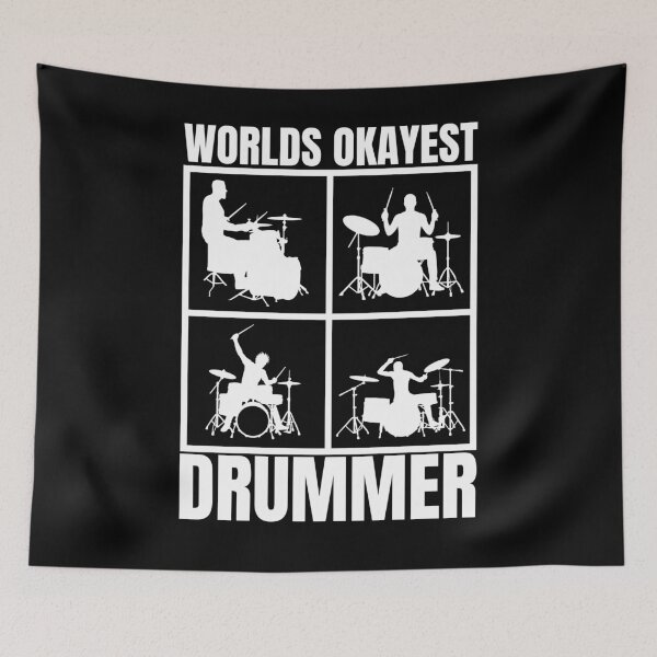 Item preview, Worlds Okayest Drummer Hits Stuff Mostly On Purpose Men designed and sold by Dondonmart.