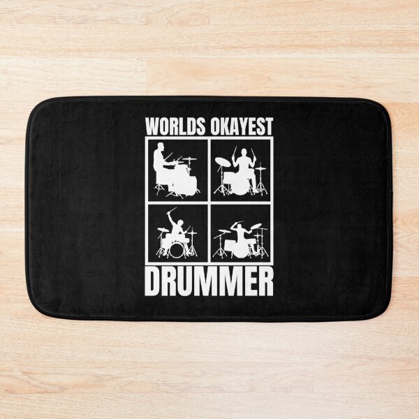 Item preview, Worlds Okayest Drummer Hits Stuff Mostly On Purpose Men designed and sold by Dondonmart.