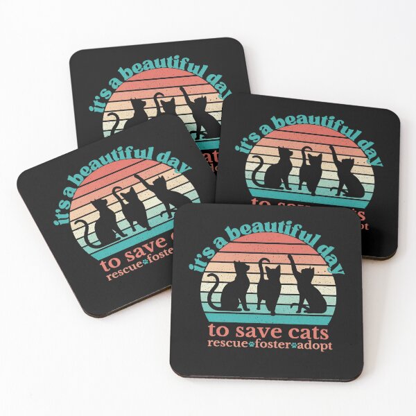 Item preview, Its A Beautiful Day To Save Cats Rescue Foster Adopt designed and sold by margamPagenberg.