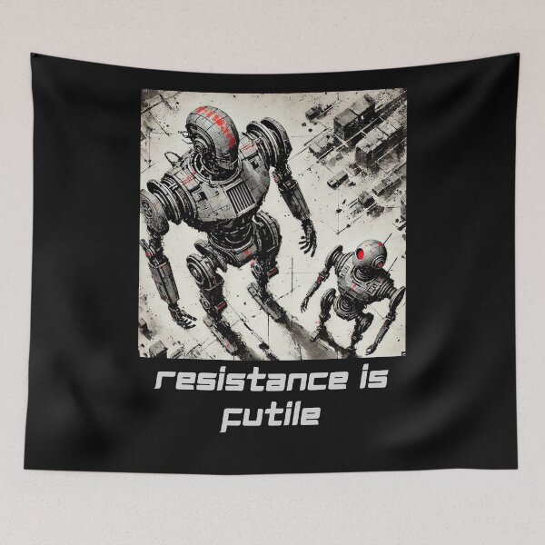 Item preview, Powered by AI Robot Design Futuristic Artificial Intelligence Tech Aesthetic Machine Learning Cyberpunk Graphic designed and sold by TEEJAMBOREE.