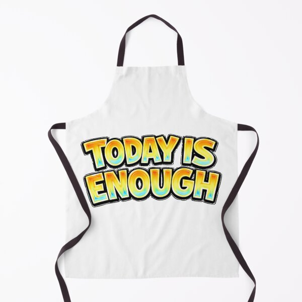 Item preview, TODAY IS ENOUGH – hand drawn childlike typography designed and sold by Mac Sketches.