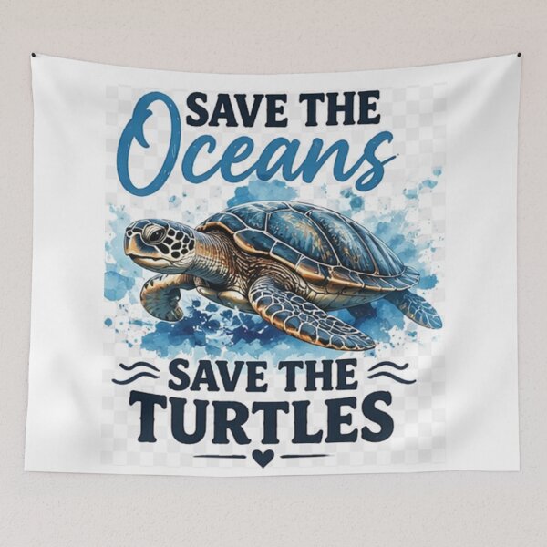 Item preview, Save The Oceans Save The Turtles designed and sold by ser-Ile.
