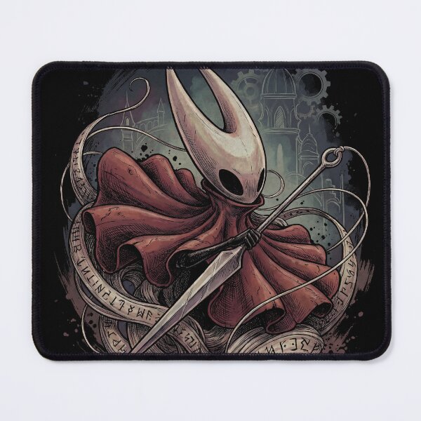 Item preview, Hollow Knight Silksong Hornet Red Cloak White Mask Design designed and sold by Senpaiwaves.