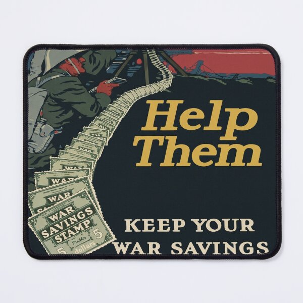 Item preview, Help Them Keep Your War Savings Pledge US Treasury 1918 designed and sold by Vintage Poster 1914-1945 Archive.