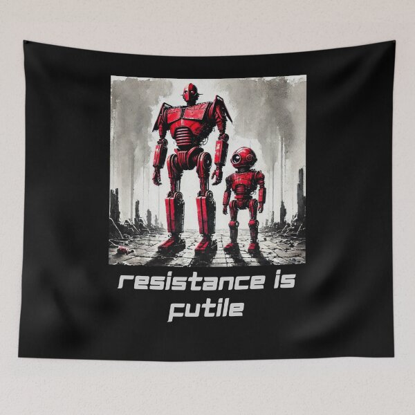Item preview, Powered by AI Robot Design Futuristic Artificial Intelligence Tech Aesthetic Machine Learning Cyberpunk Graphic designed and sold by TEEJAMBOREE.